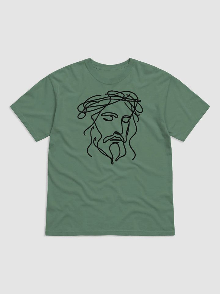 Jesus Line Art - Faith-Inspired Comfort Colors T-Shirt product image (13)