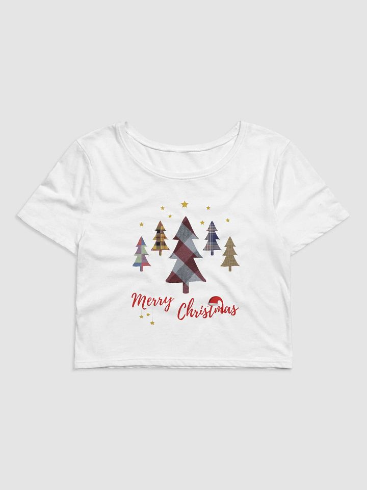 Happy Holidays in Christmas Women's Crop Baby Tee product image (1)
