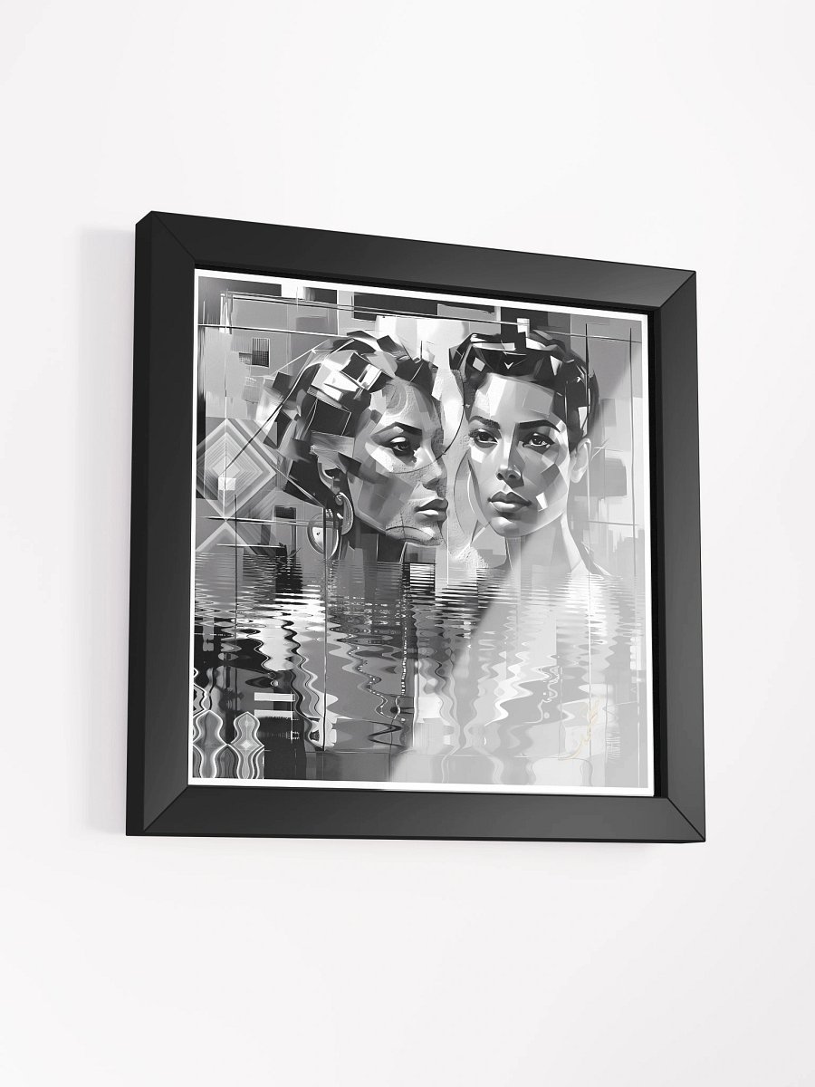 Artworks digital Nfts Cubism style, achievement & presentation by SimouArt 2025 Black & White N°=22 product image (11)