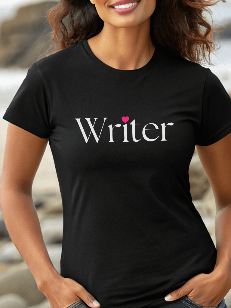 Writer Graphic Tee With A Heart product image (7)