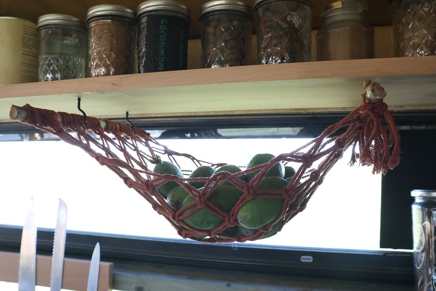 Hanging Macrame Fruit Basket product image (5)