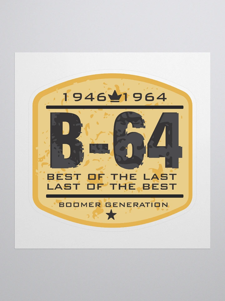 Boomer Generation Emblem Kiss Cut Stickers product image (1)