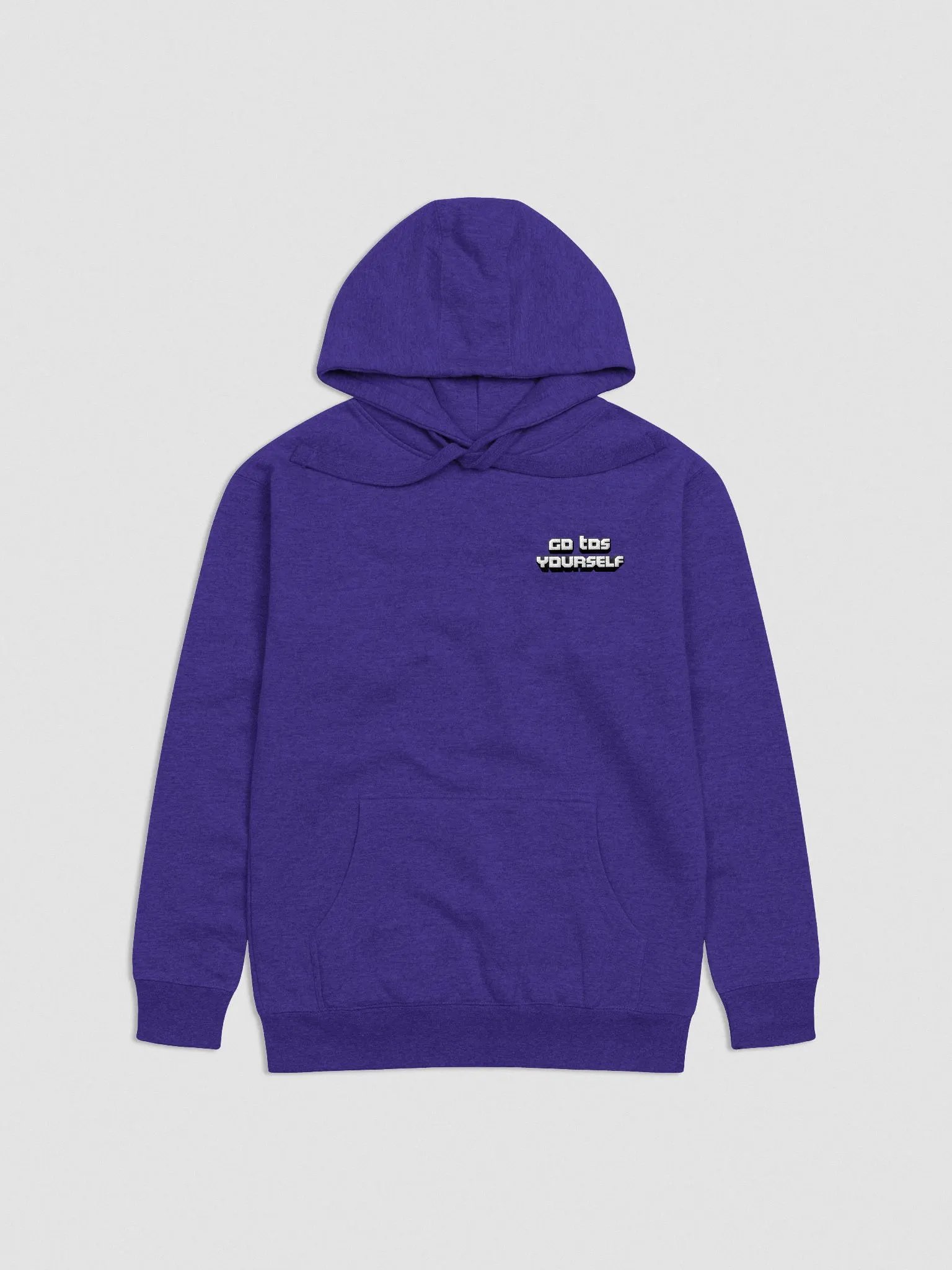 Go TOS Yourself - Purple Hoodie (Embroidered) product image (2)