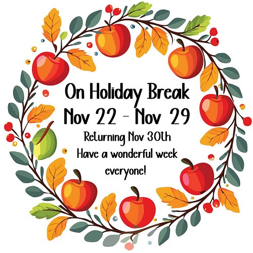 Taking a small break this upcoming week to recharge, spend time with family, and work on some backlogged items that need my a...