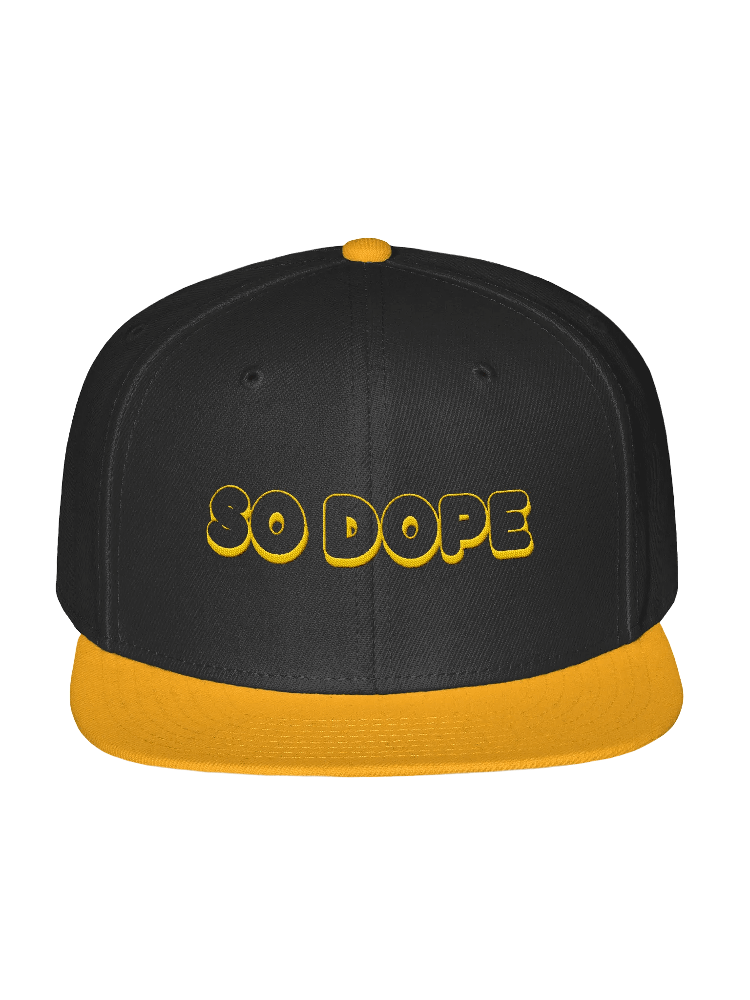 SO DOPE (Black & Gold) SNAPBACK product image (1)