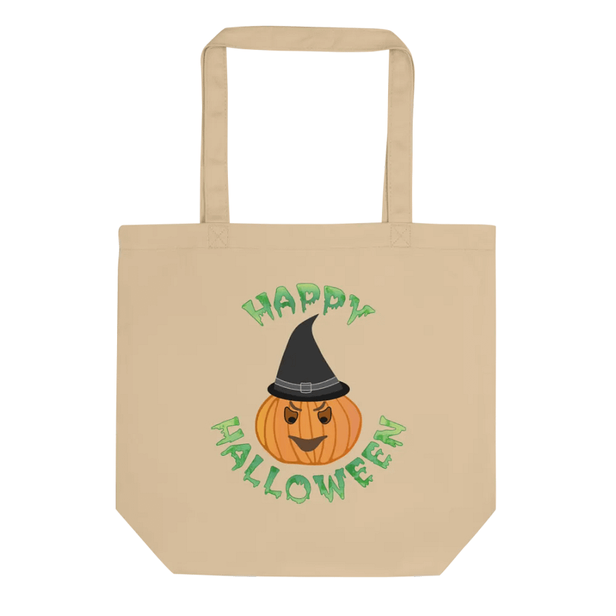 Spooky Pumpkin Halloween Tote Bag product image (3)