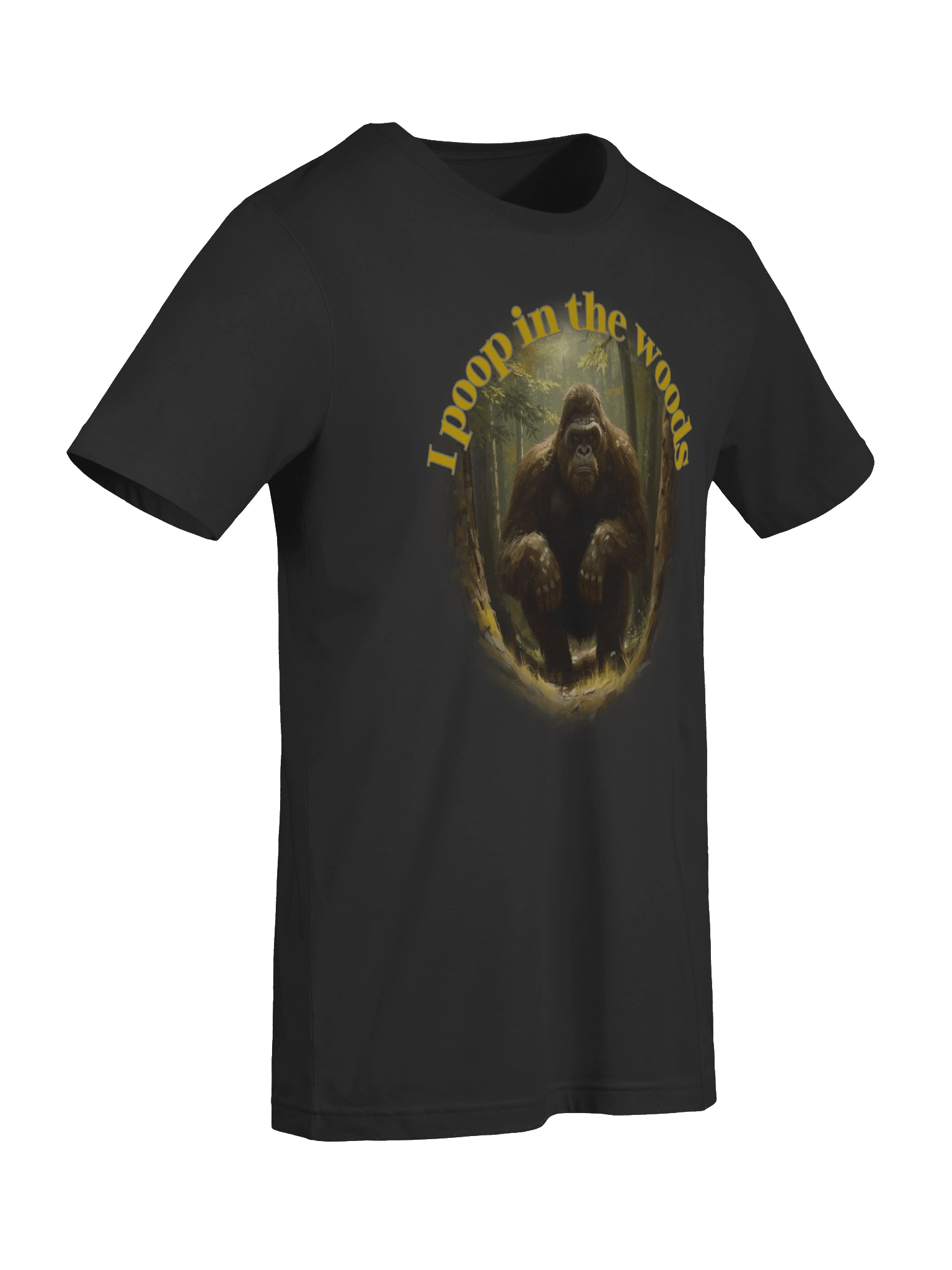 I poop in the woods Printed Bella Canvas Tee product image (57)