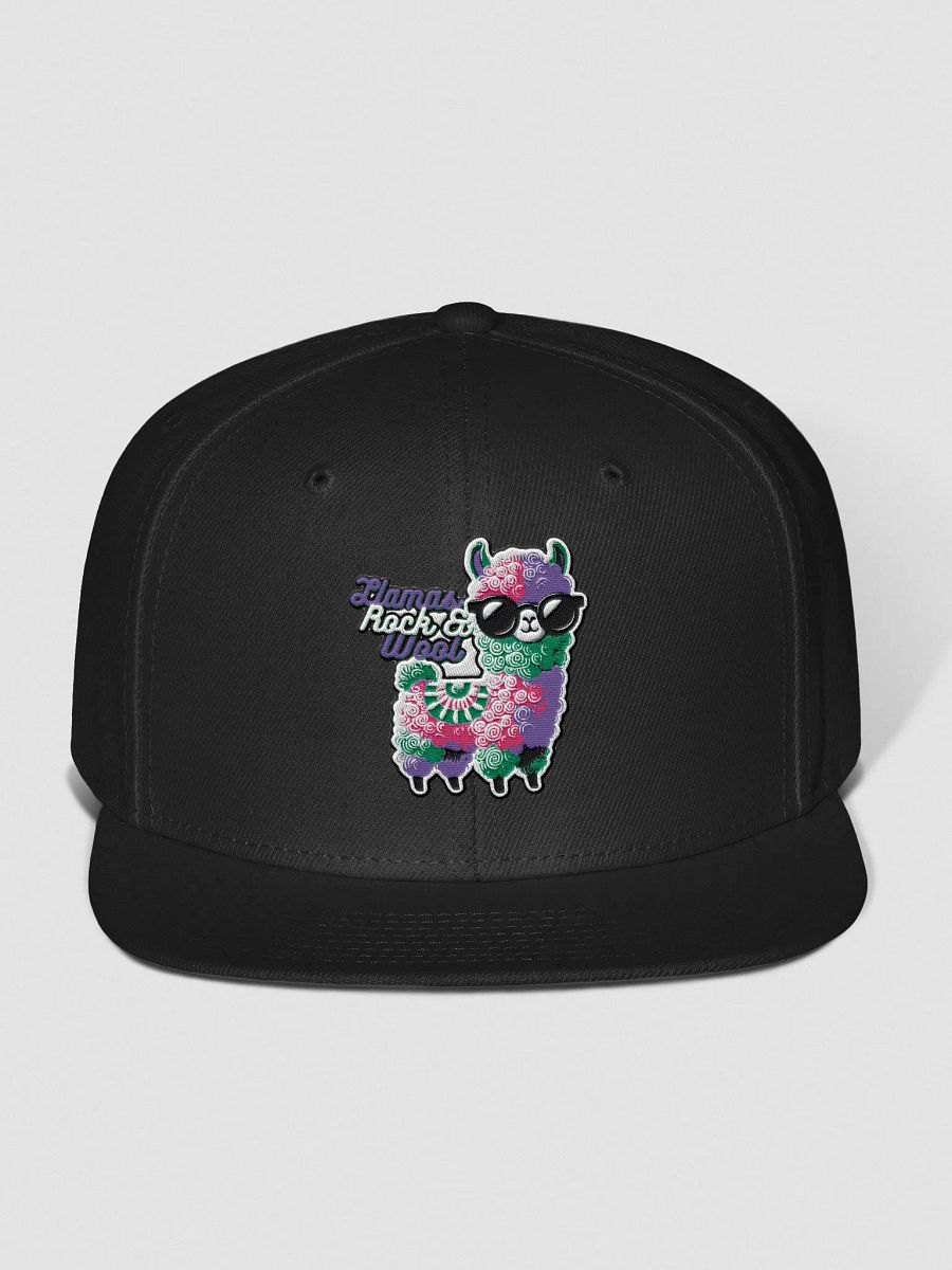 Llamas Rock & Wool (Otto Wool Blend Snapback Cap) product image (3)