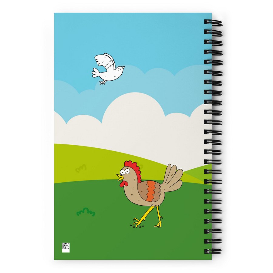 Funny Things My Chickens Do Spiral Notebook product image (8)