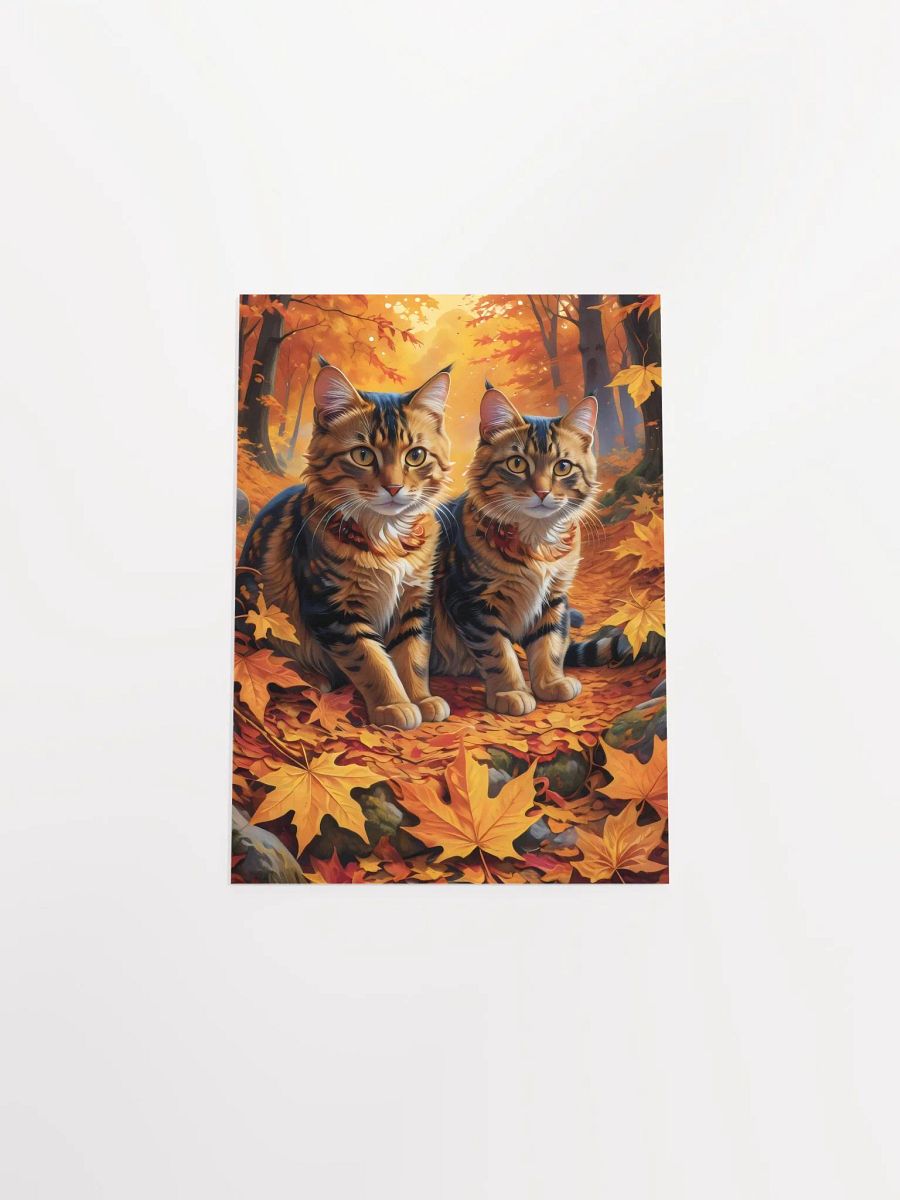 Autumn Feline Harmony Poster product image (11)