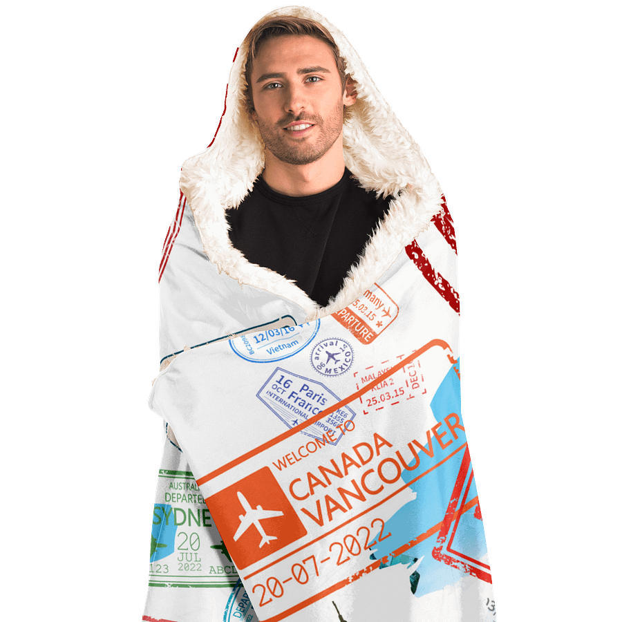 Travel-the-World Hooded Blanket product image (7)