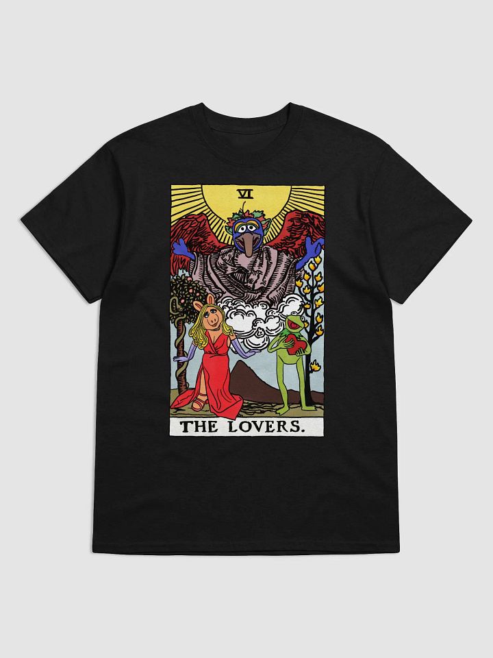 Piggy and Kermit Lovers Tarot Card Shirt product image (3)