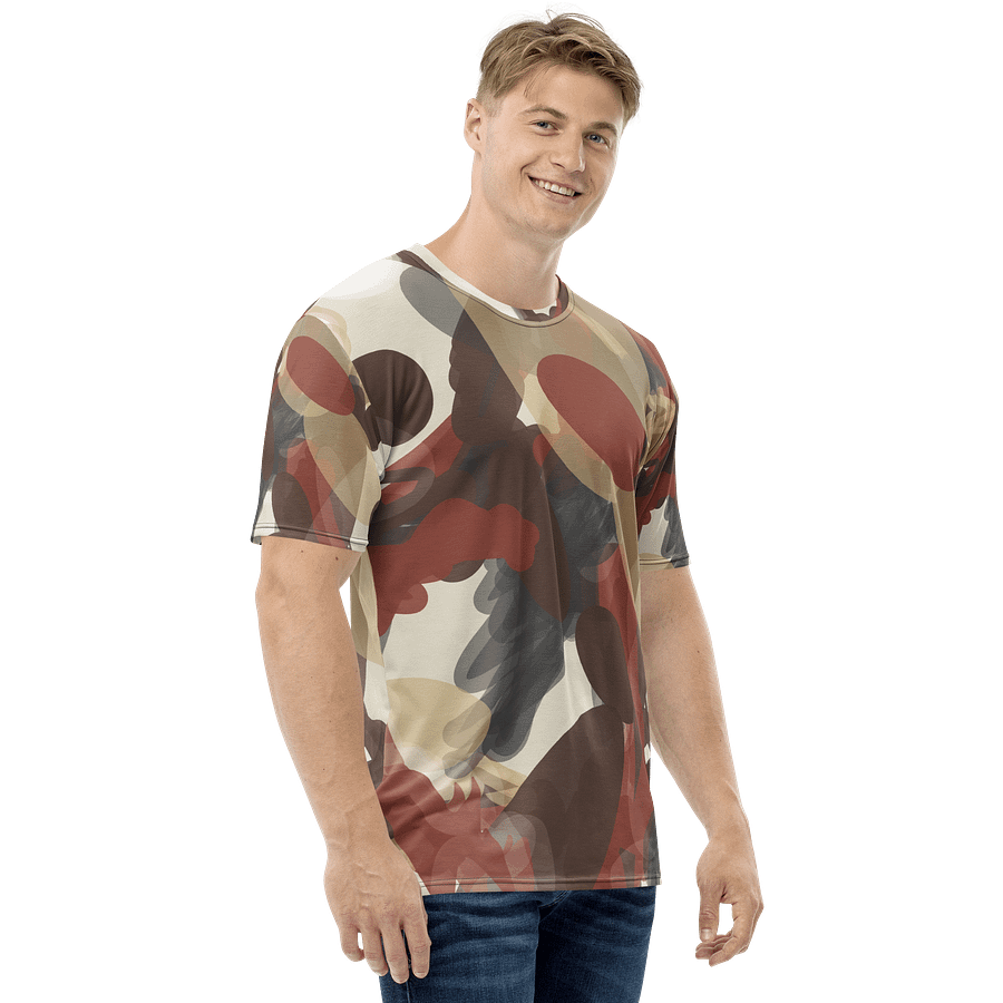 Translucent Abstract All-Over Print T-Shirt product image (4)