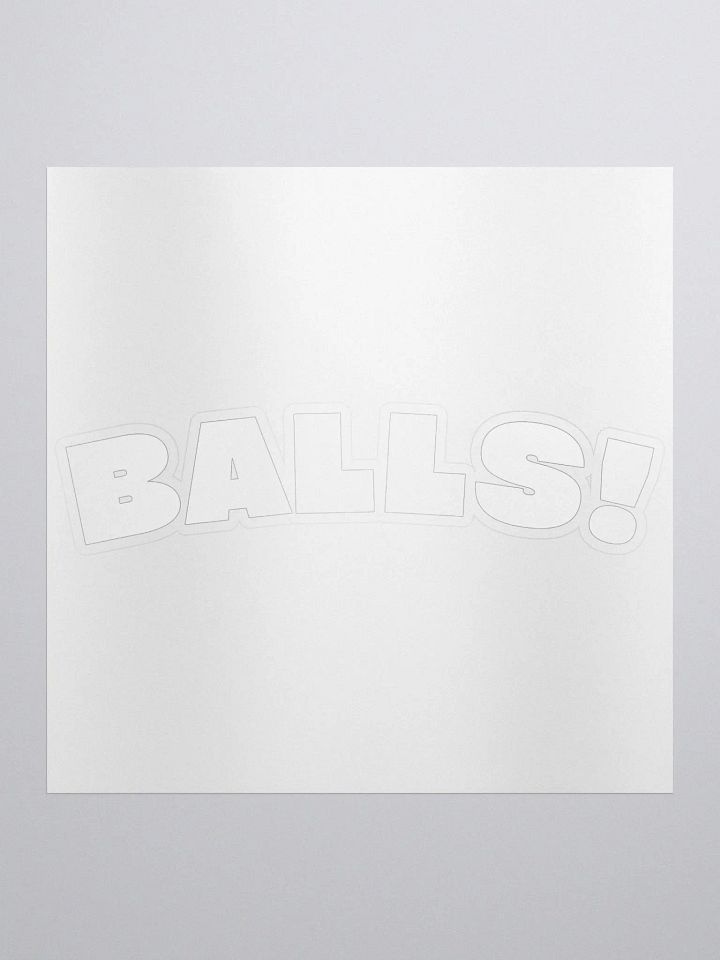 BALLS!™ Sticker product image (1)