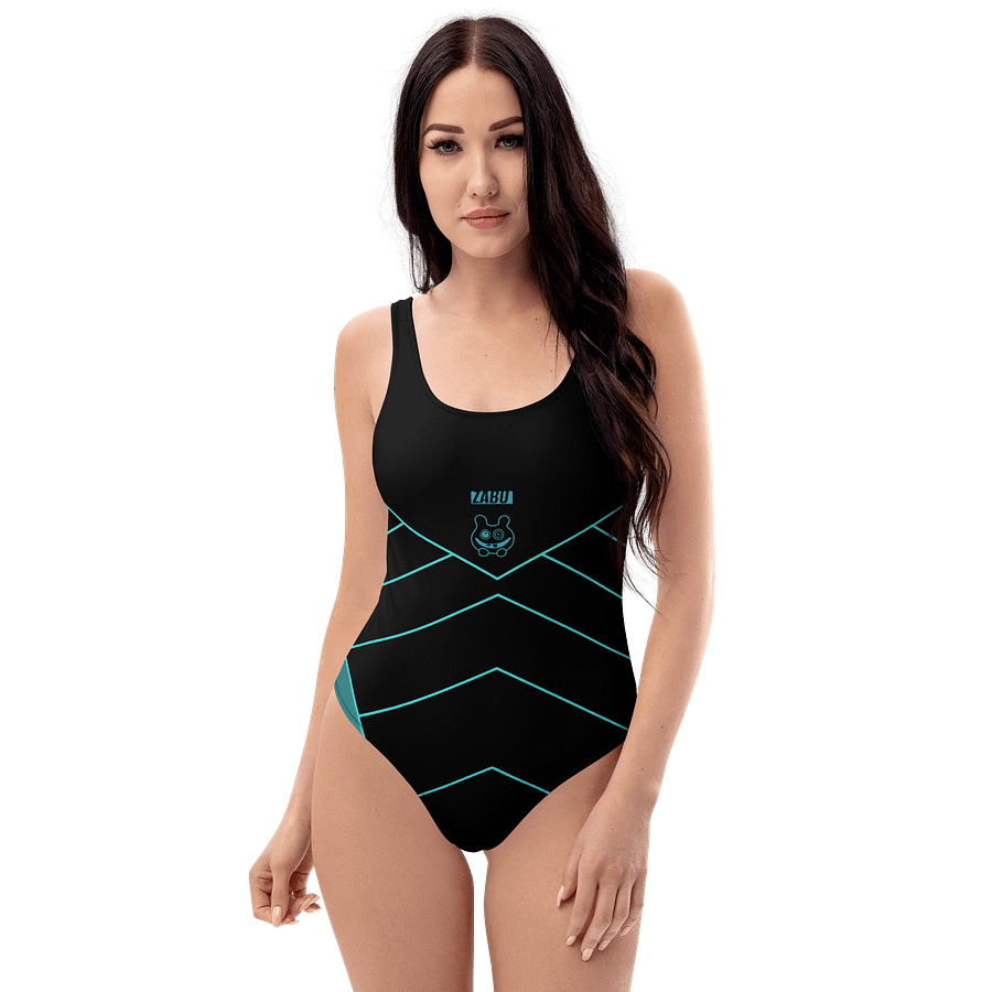 ZABU Smiles Blue and Black One-Piece Swimsuit product image (1)