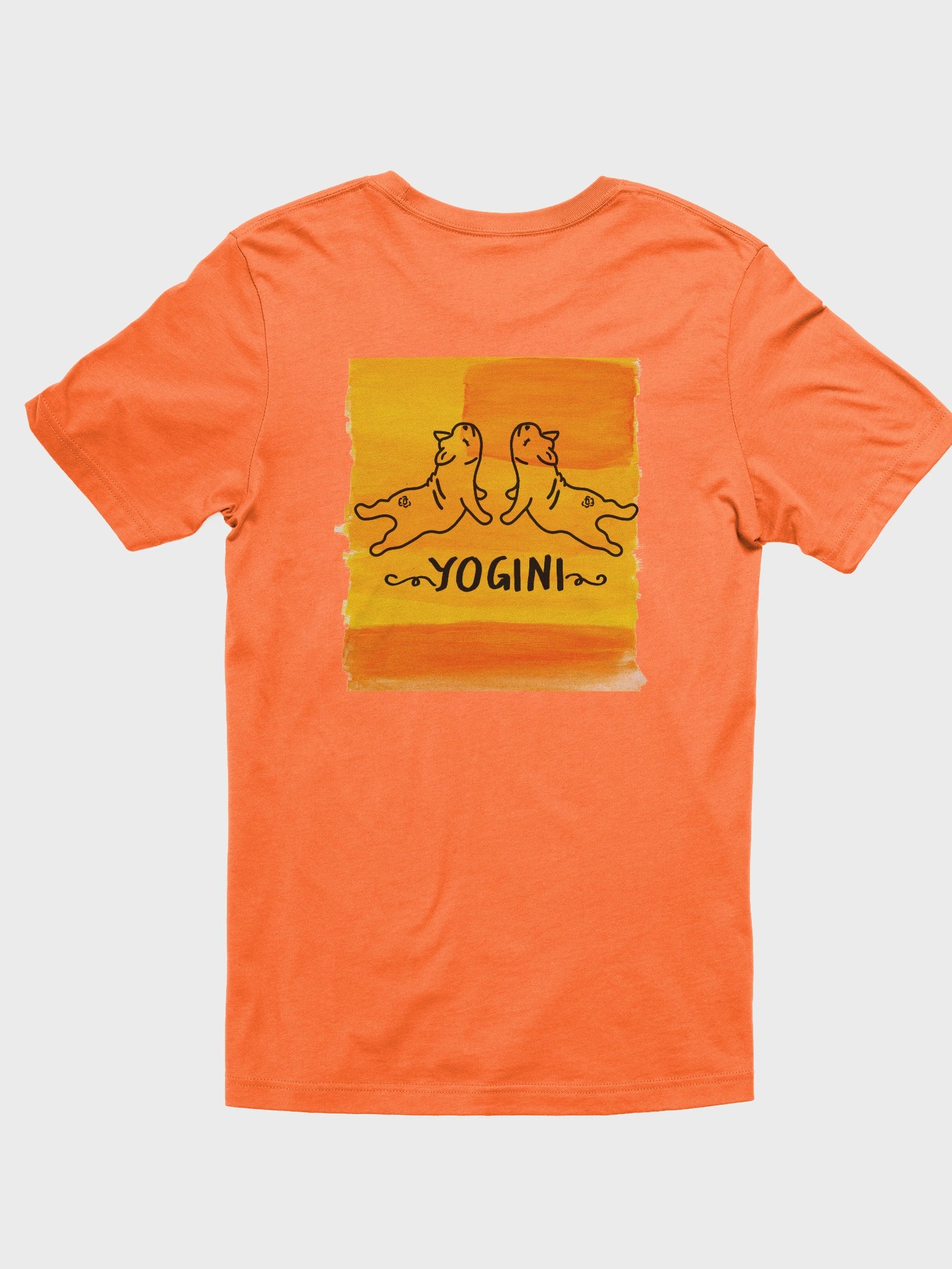 Yogini Duplet Orange (Unisex Tee) product image (10)