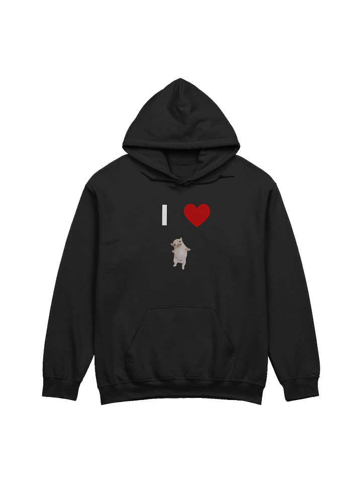 I HEART PIBBLE (hoodie) - dark colors product image (4)