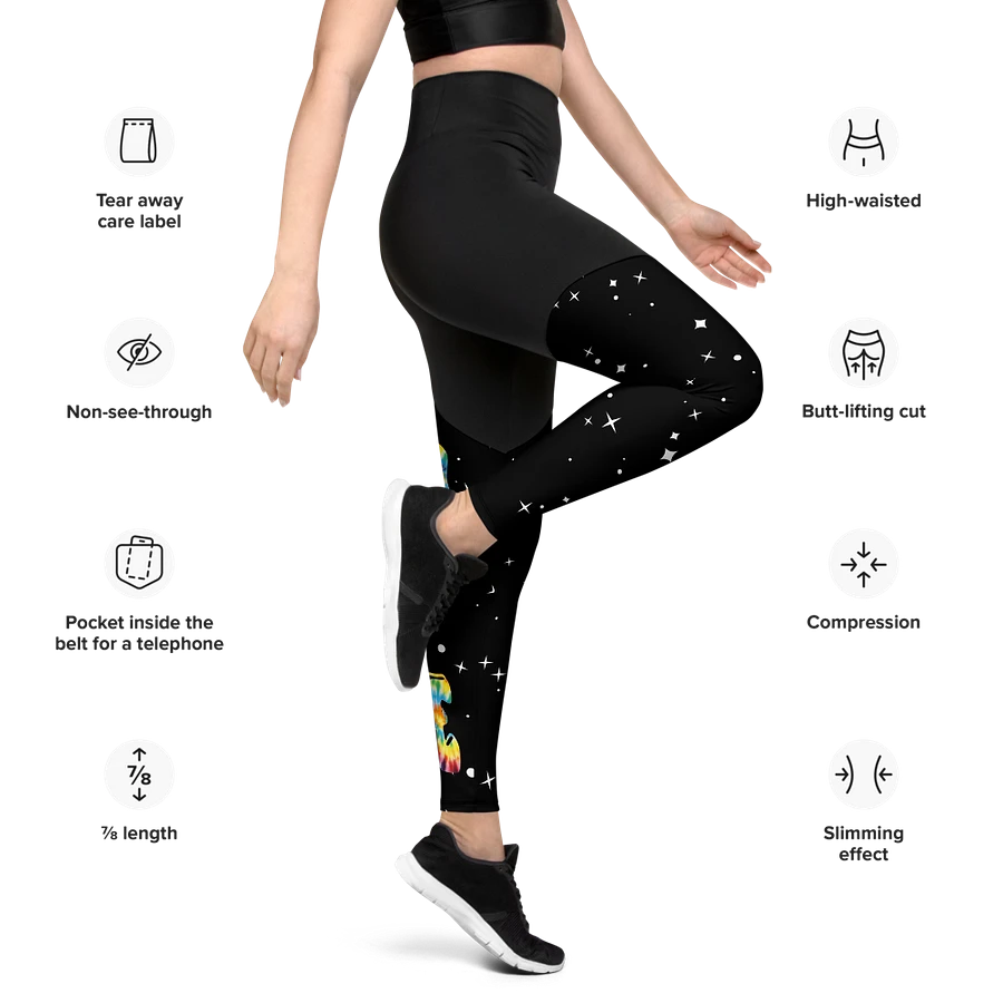 Peace sign sports leggings product image (34)