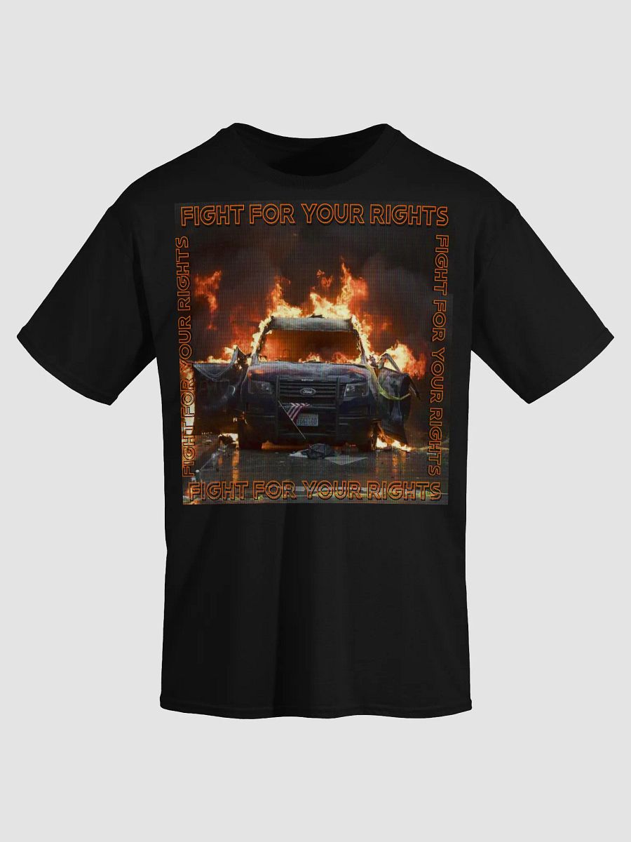 COP CAR FIRE T-Shirt product image (3)