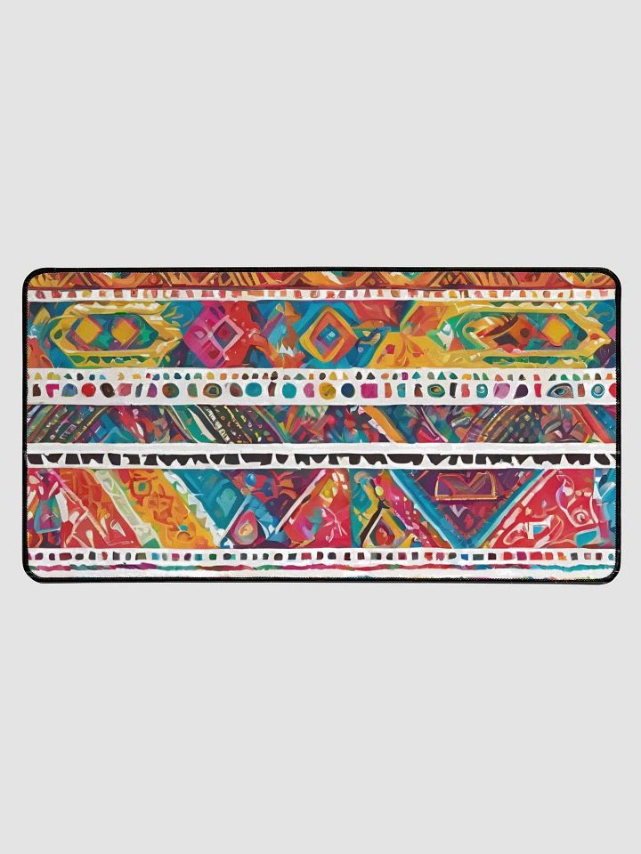 morocan influence colorful design desk mat product image (1)