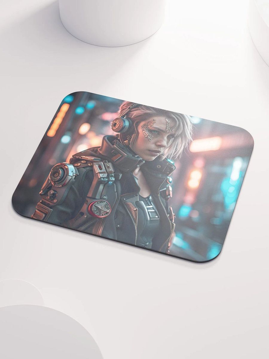 Cyberpunk Female Mouse Pad product image (3)
