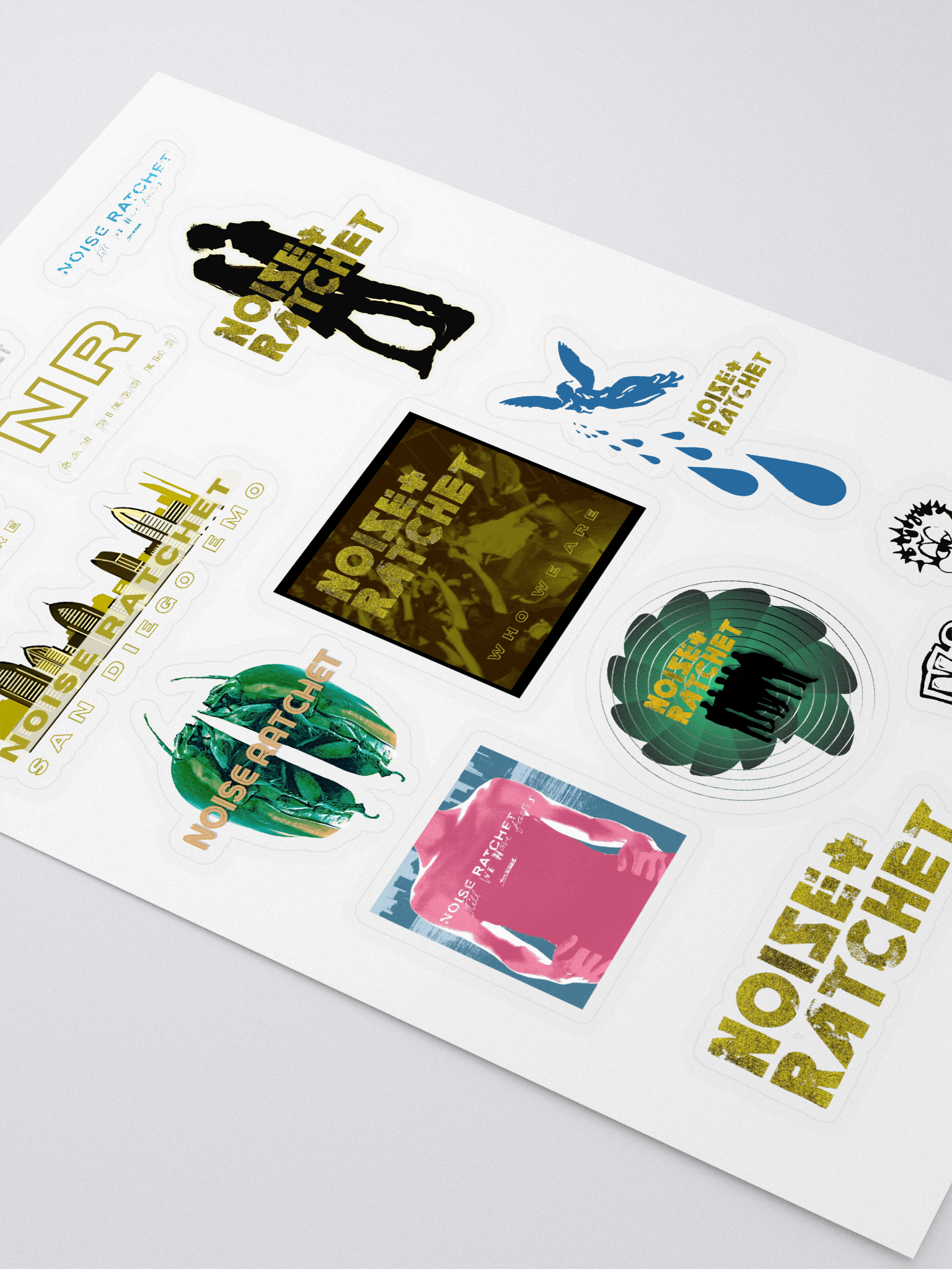 Noise Ratchet - Sticker Sheet (14 Stickers) product image (2)