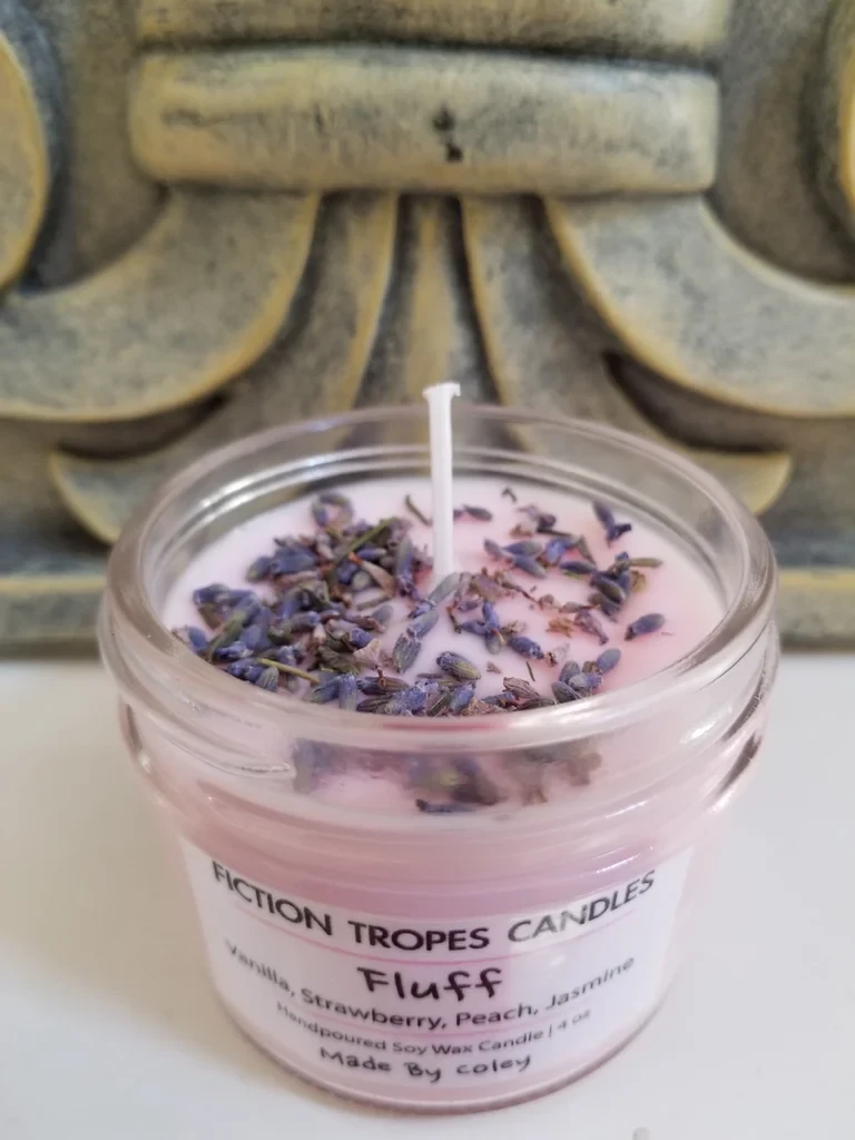 Mini Fluff Candle (Fiction Tropes Candles) product image (4)