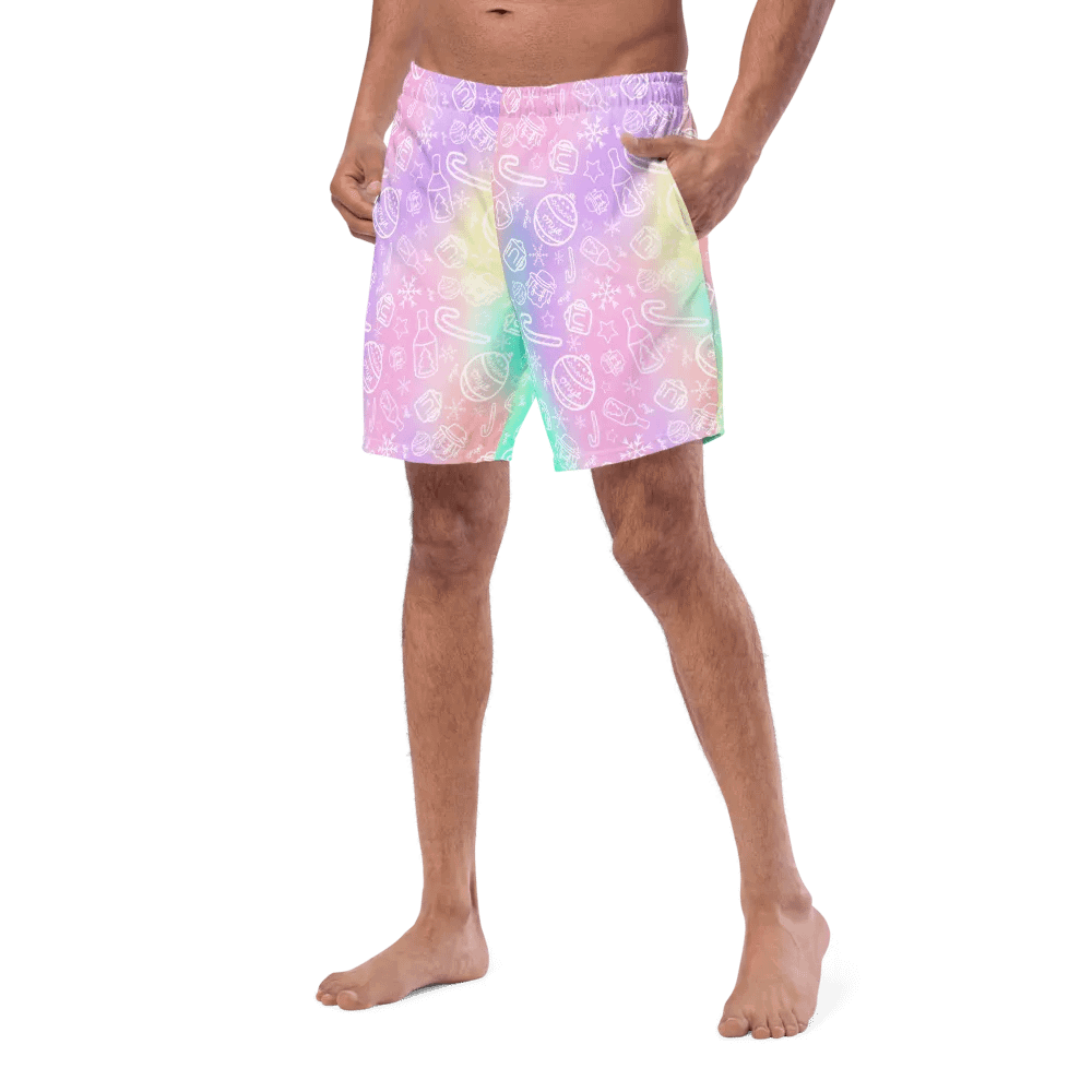 Limited Edition Christmas Tie Die Swim Shorts product image (7)