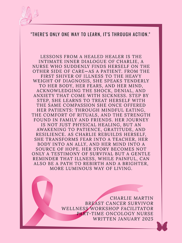 Lessons from a Healed Healer Breast Cancer Journey Ebook product image (2)