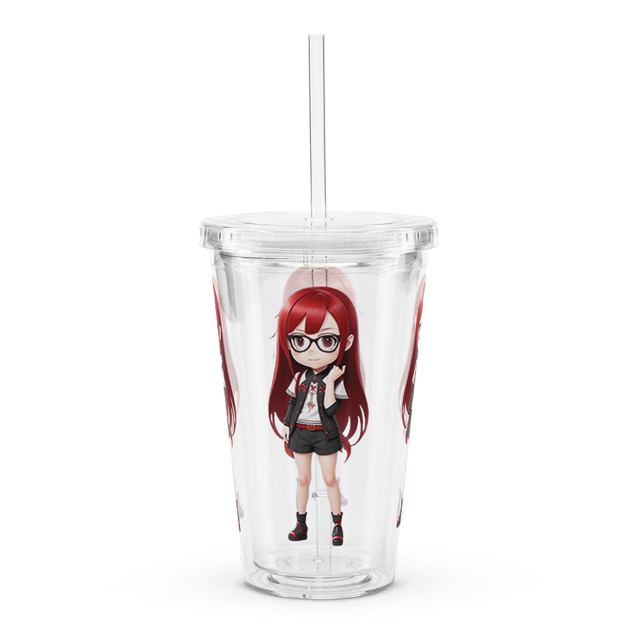 (Red CHIBI) K Clear Plastic Tumbler product image (3)