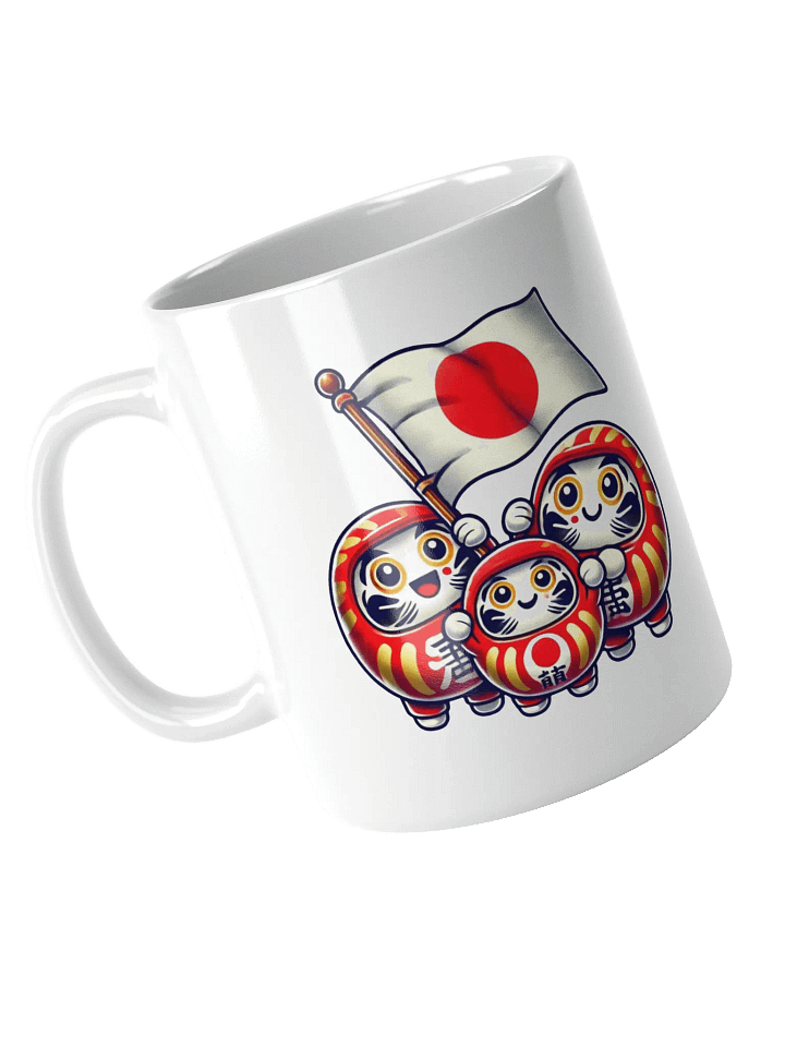World of Daruma White Glossy Mug product image (2)