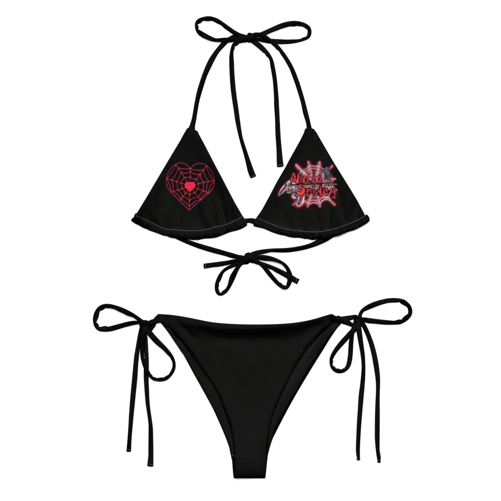 NinjaSpidey Black String Bikini product image (1)