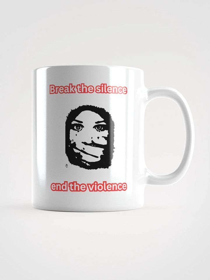 Domestic Violence Awareness White Glossy Mug product image (4)