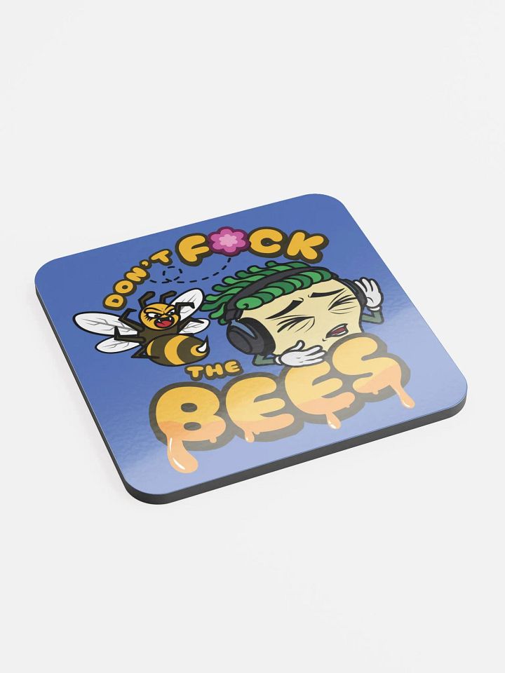 Don't f*ck the bees coaster product image (2)