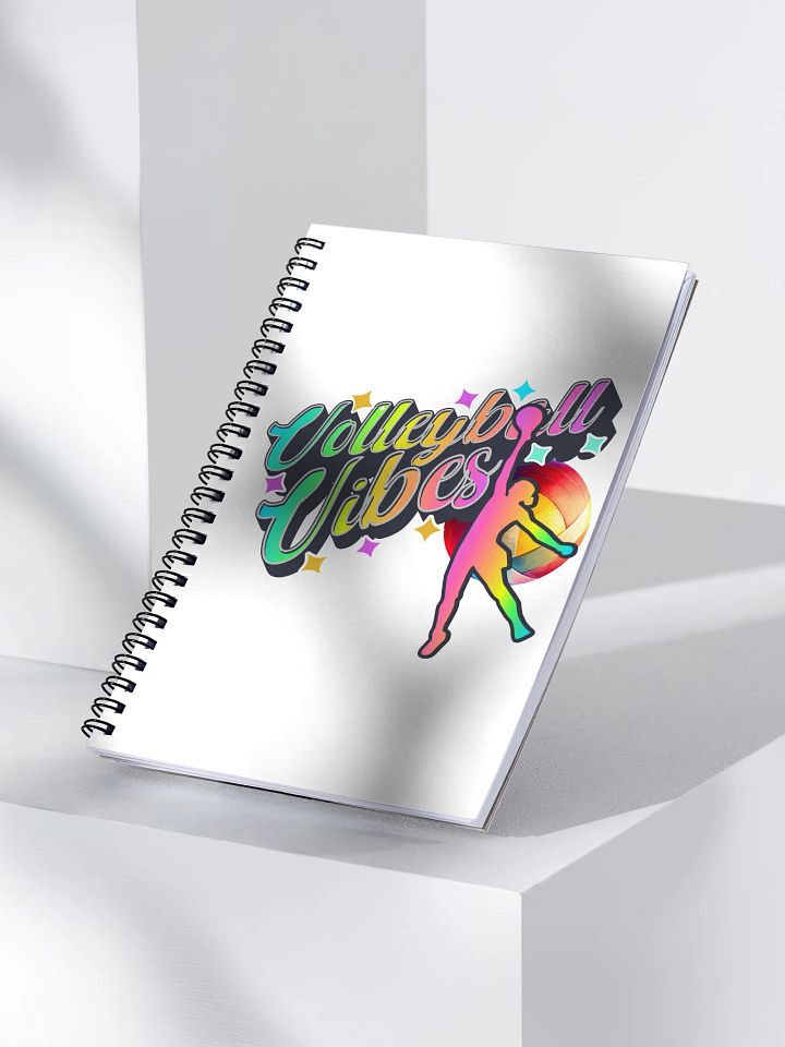 Volleyball Vibes Female Spiral Notebook product image (2)