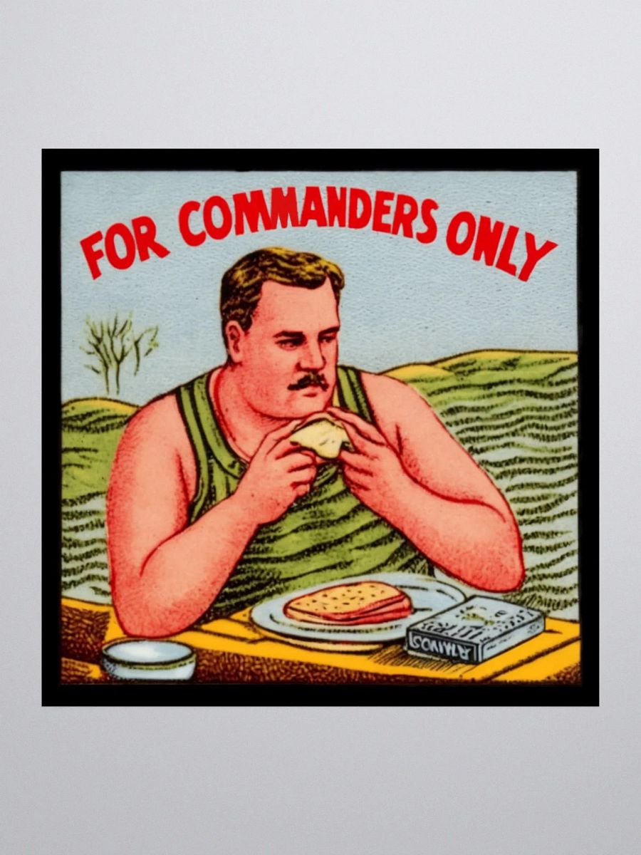 For Commanders Only - Sticker product image (1)