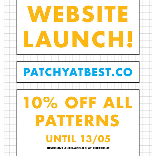 Hi everyone, I’ve launched my own website, patchyatbest.co! 🥳

All of my patterns (ALL of them!) are available here and, for ...