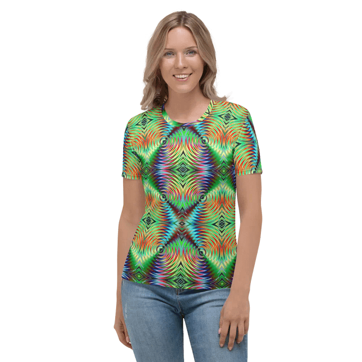 Womens Pschedelic T-Shirt product image (1)