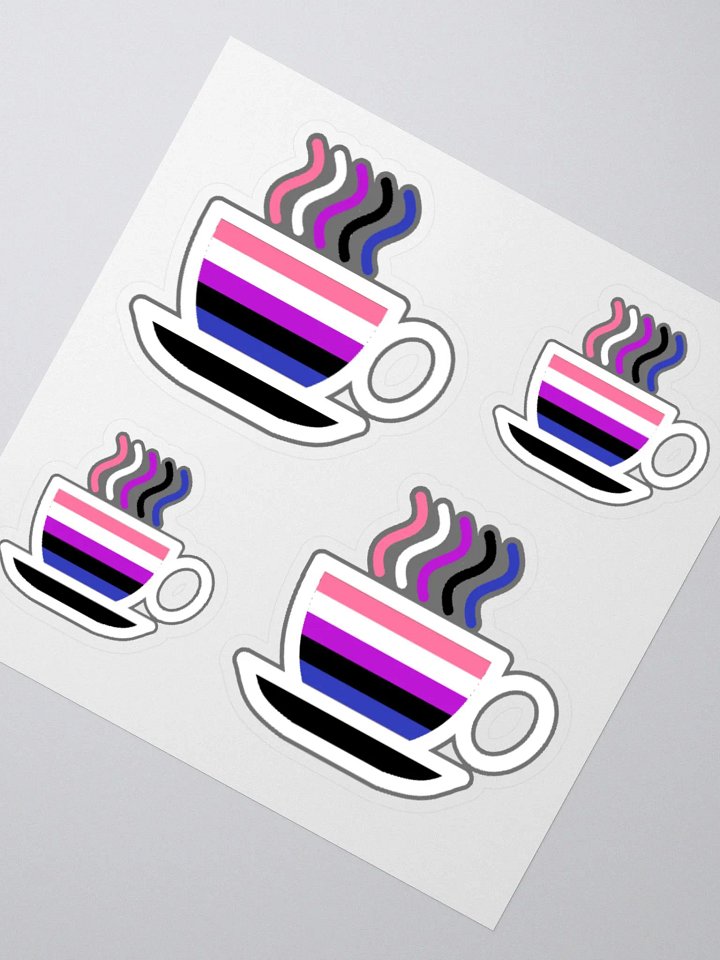 Fluid Emote Kiss Cut Sticker Sheet product image (6)