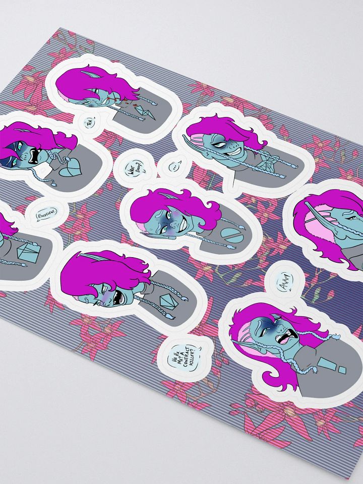 Elf Expression Sticker Sheet product image (2)