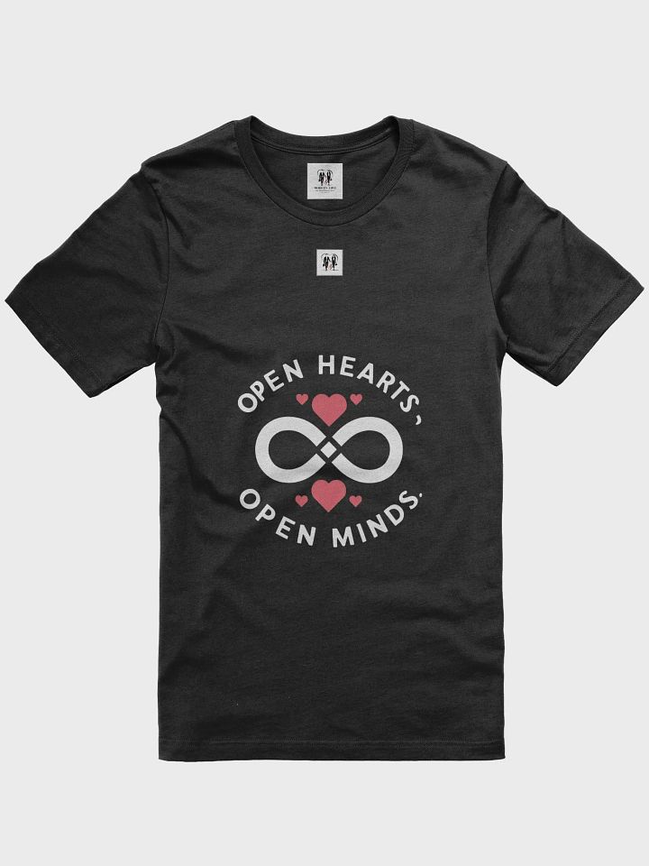 Open Hearts Open Minds Logo Unisex T-Shirt product image (5)