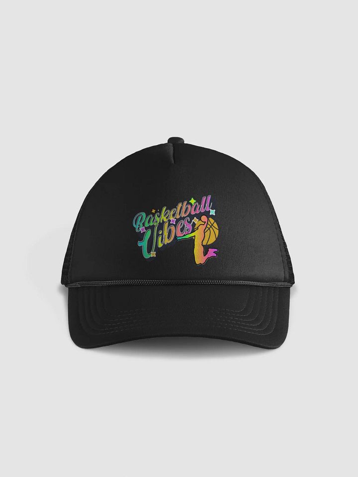 Basketball Vibes Rainbow Sky Dunk Trucker Hat product image (1)