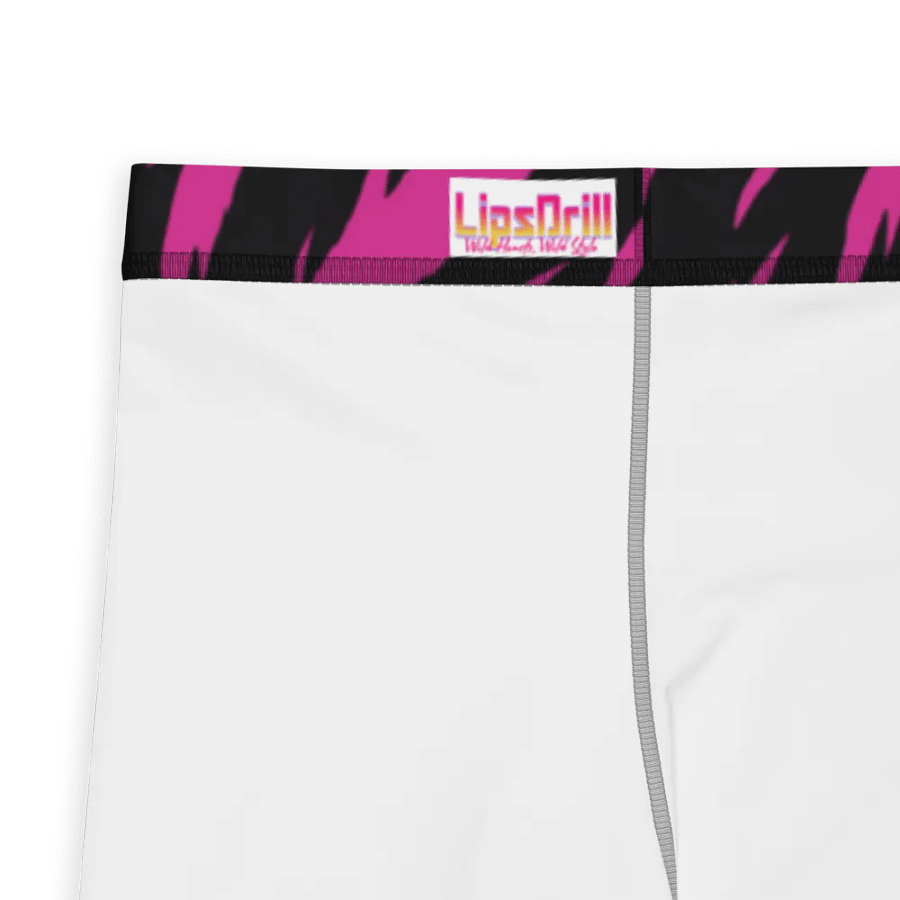 Wild Tiger Pink Stripes Men's Leggings product image (3)