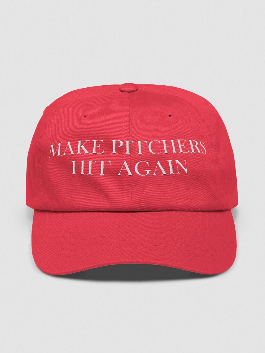 Make Pitchers Hit Again Dad Hat product image (1)