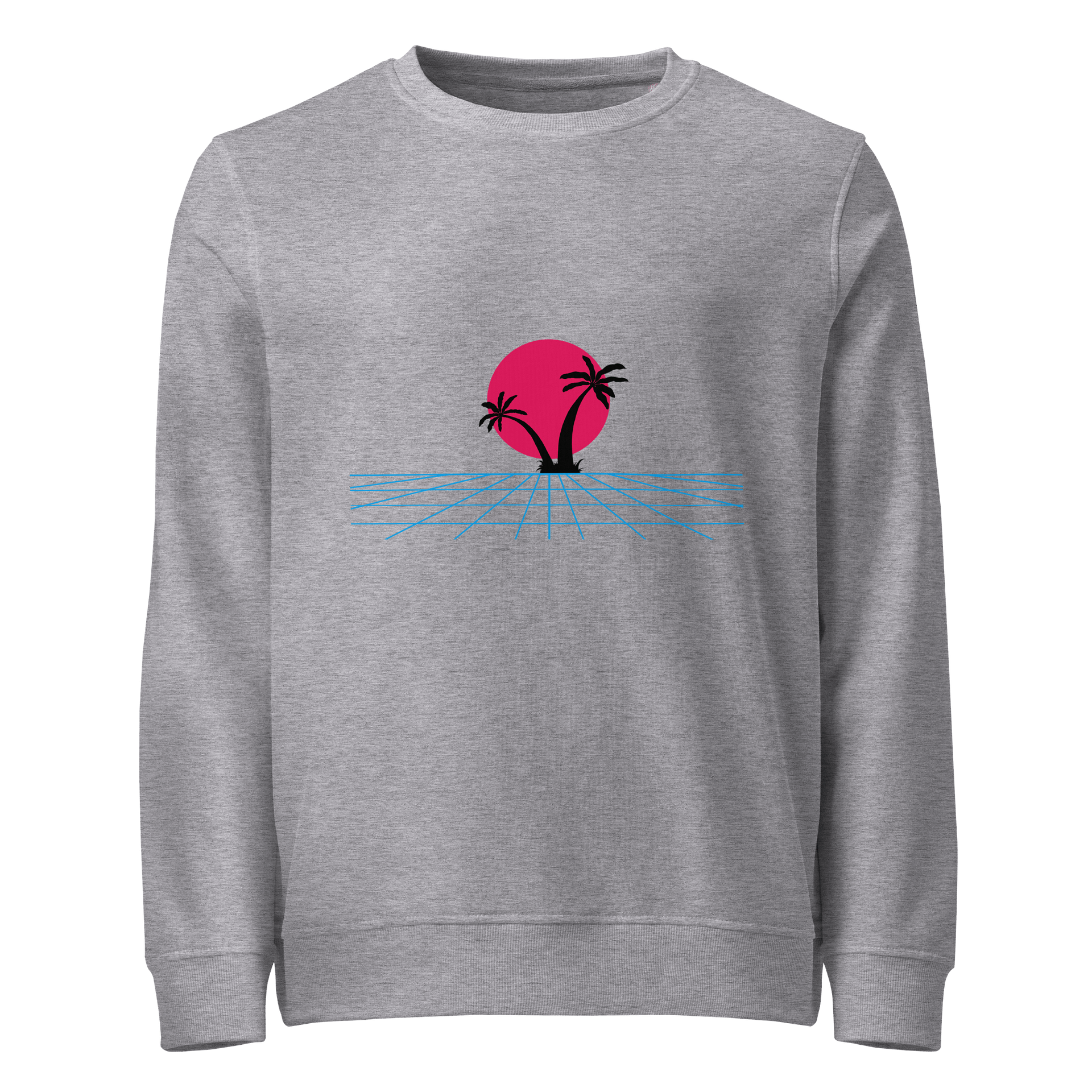 Retro Sunset Grid Unisex Sweatshirt product image (1)