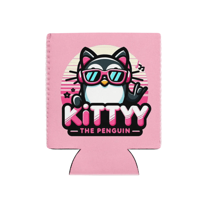 Chill in Style with Kitty the Penguin Can Cooler product image (3)