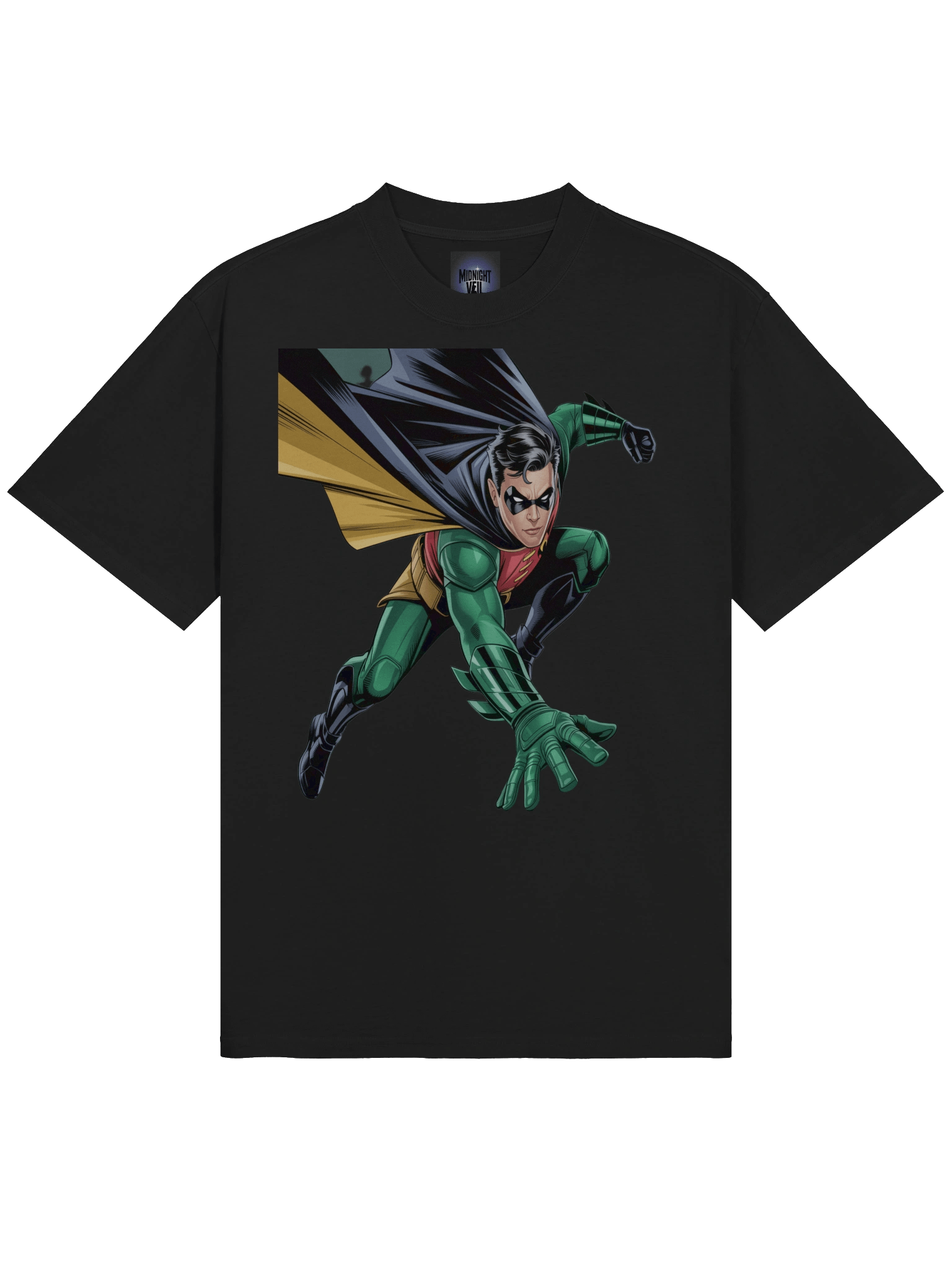 Robin Nightfall Pounce Oversized Faded T-Shirt product image (5)
