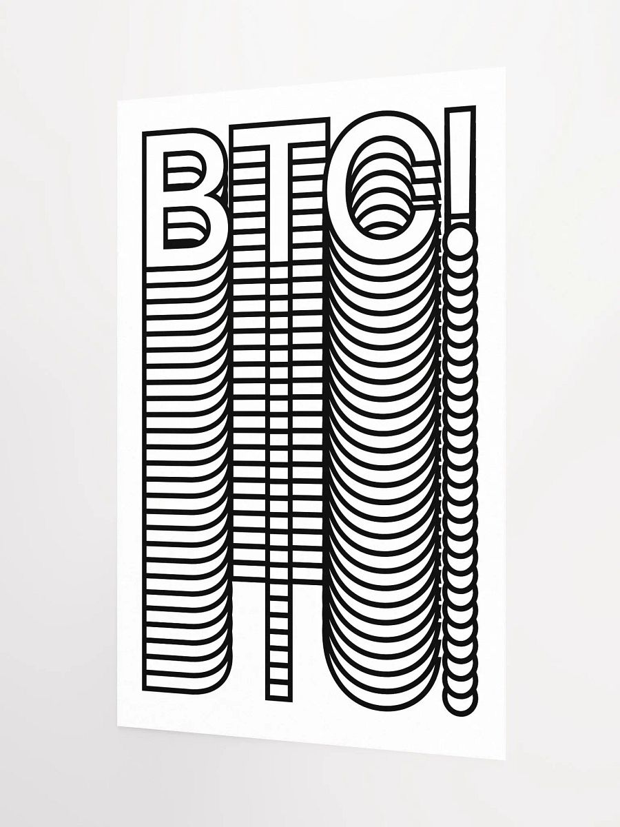 BTC! STACKS POSTER product image (5)