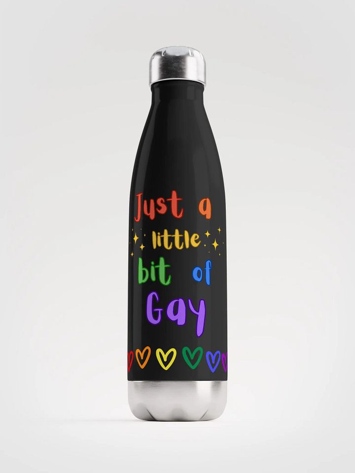just a little gay water bottle product image (1)