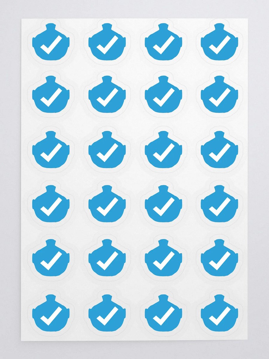 Important Poot Checkmark sticker sheet product image (1)